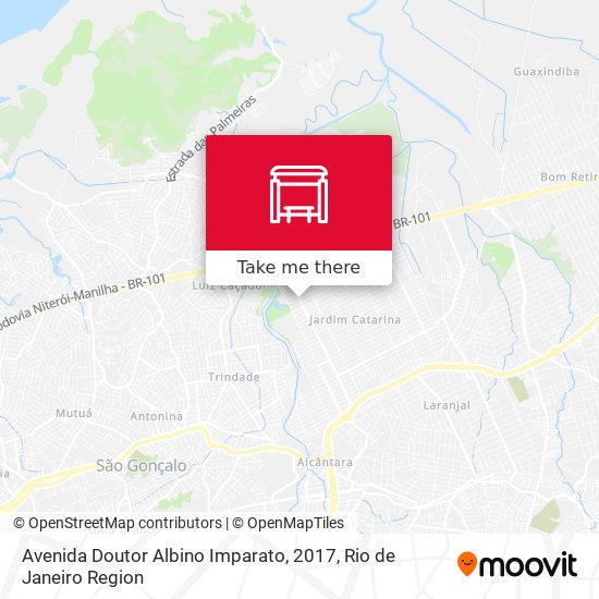 Mapa Avenida Doutor Albino Imparato, 2017