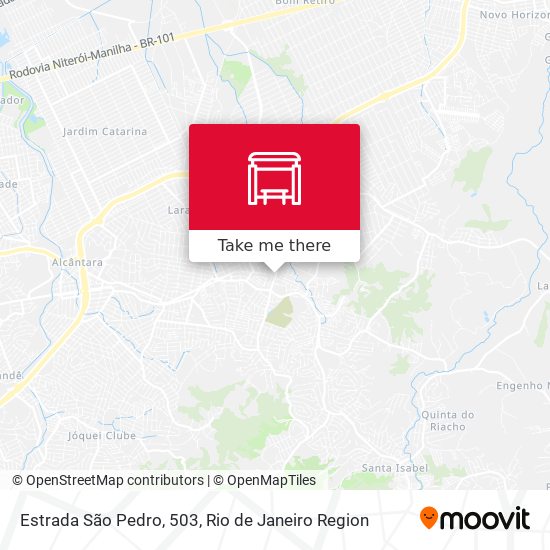 Estrada São Pedro, 503 map
