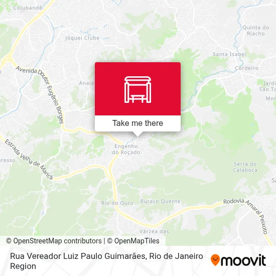 Rua Vereador Luiz Paulo Guimarães map