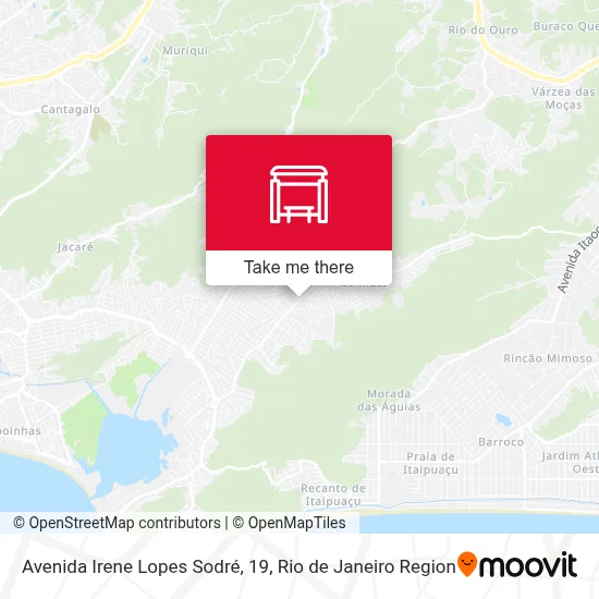 Avenida Irene Lopes Sodré, 19 map