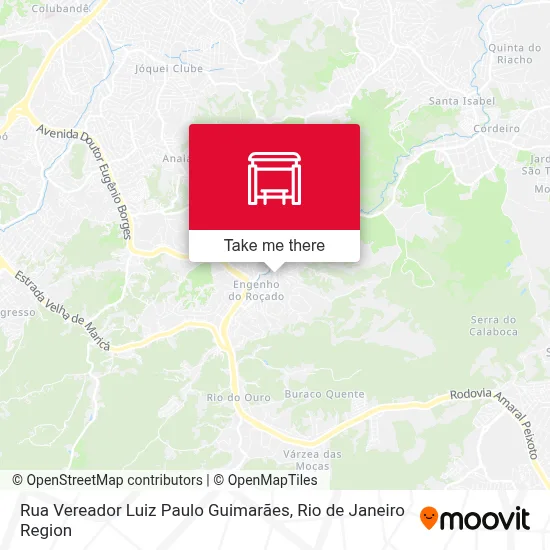 Rua Vereador Luiz Paulo Guimarães map