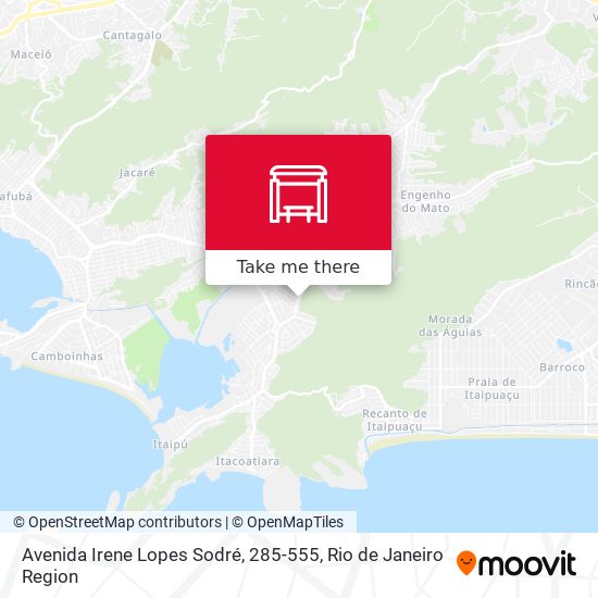 Avenida Irene Lopes Sodré, 285-555 map