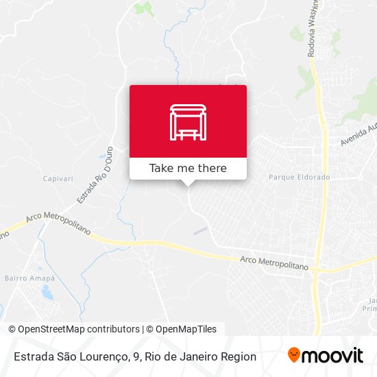 Estrada São Lourenço, 9 map