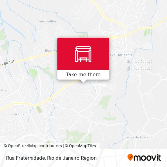 Rua Fraternidade map