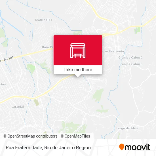 Rua Fraternidade map