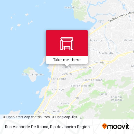 Rua Visconde De Itaúna map