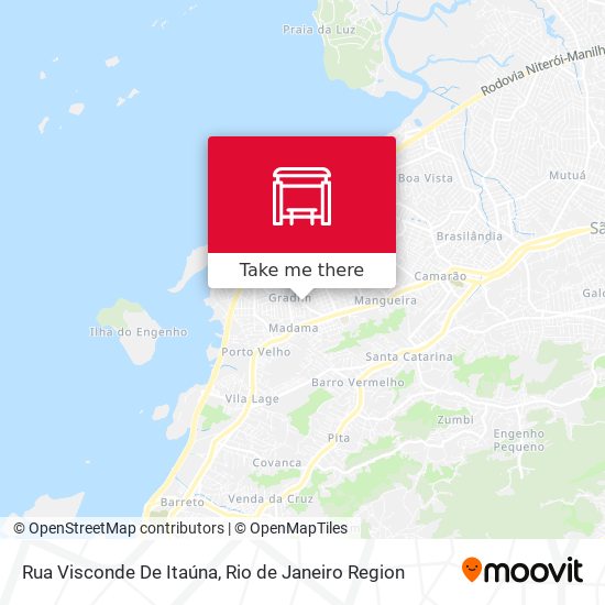 Rua Visconde De Itaúna map