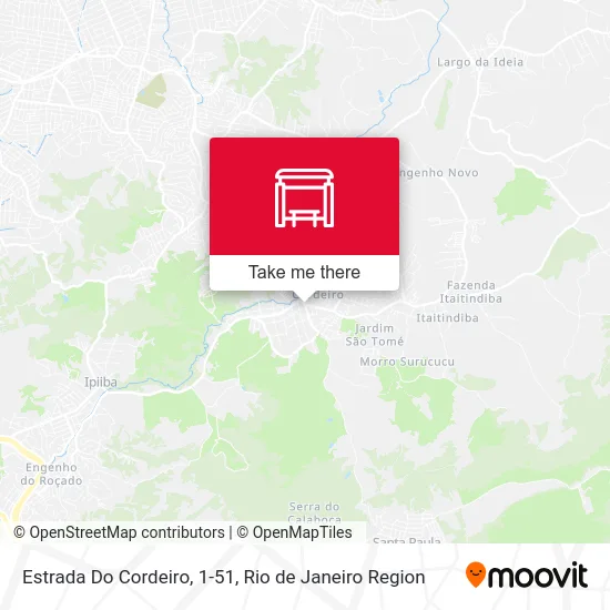 Estrada Do Cordeiro, 1-51 map