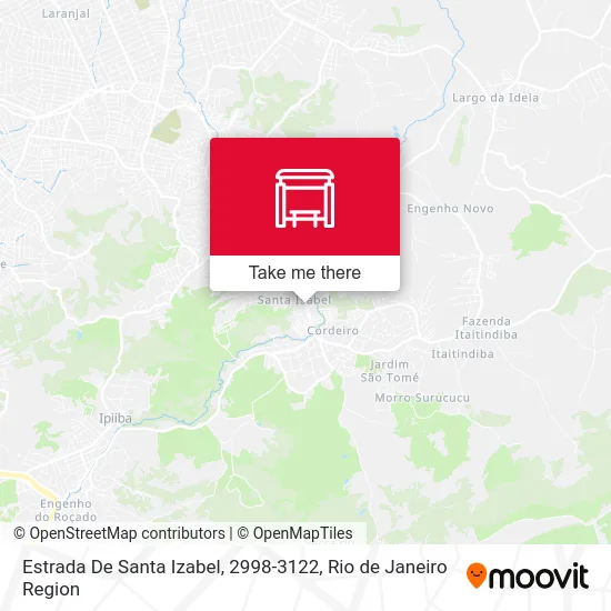 Estrada De Santa Izabel, 2998-3122 map