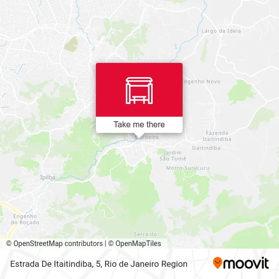 Estrada De Itaitindiba, 5 map