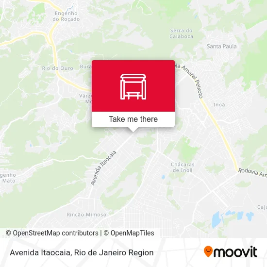 Avenida Itaocaia map