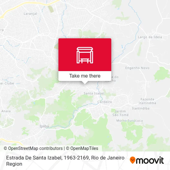 Estrada De Santa Izabel, 1963-2169 map