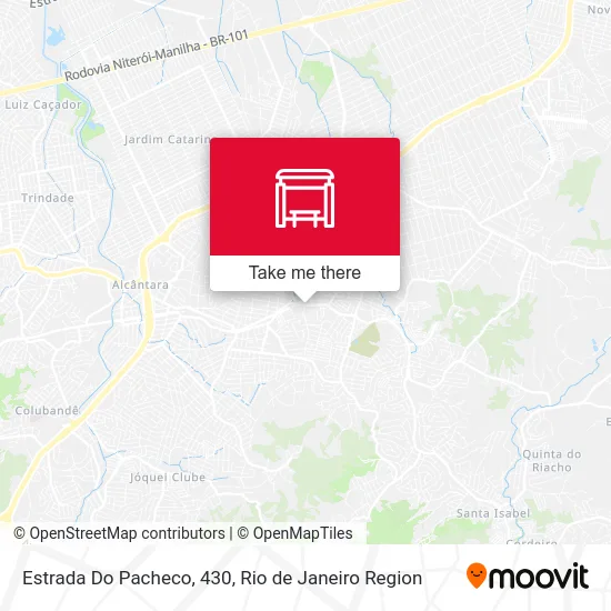 Estrada Do Pacheco, 430 map