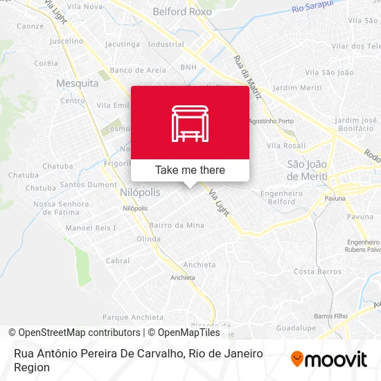 Rua Antônio Pereira De Carvalho map