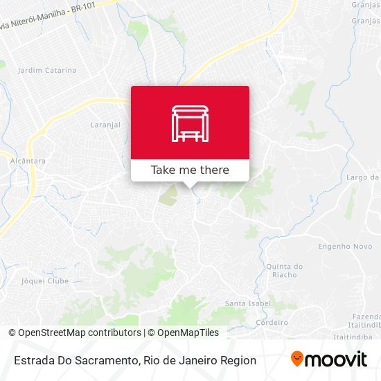 Estrada Do Sacramento map