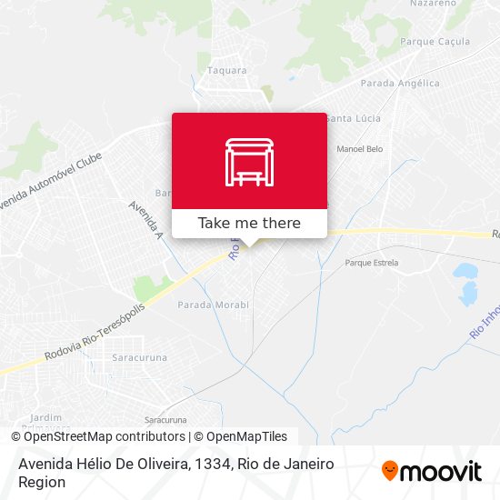 Avenida Hélio De Oliveira, 1334 map