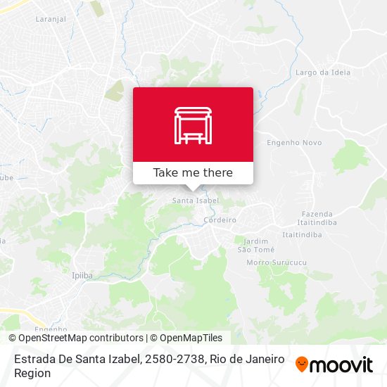 Estrada De Santa Izabel, 2580-2738 map