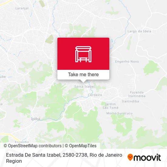 Estrada De Santa Izabel, 2580-2738 map