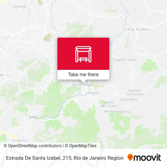 Estrada De Santa Izabel, 215 map