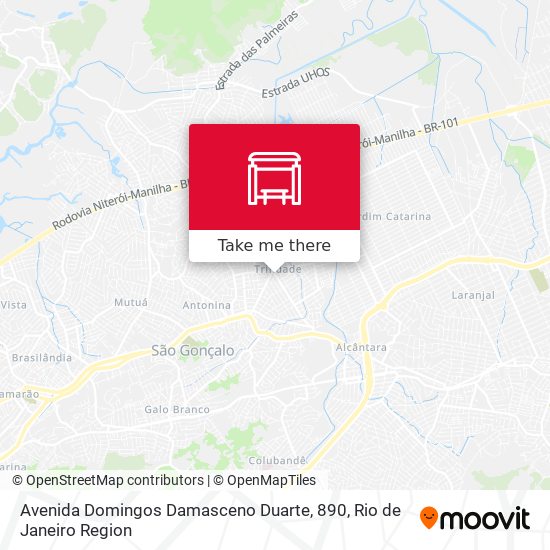 Avenida Domingos Damasceno Duarte, 890 map