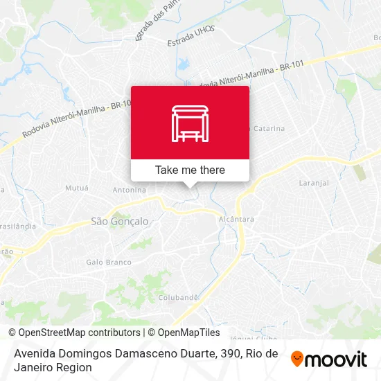 Avenida Domingos Damasceno Duarte, 390 map