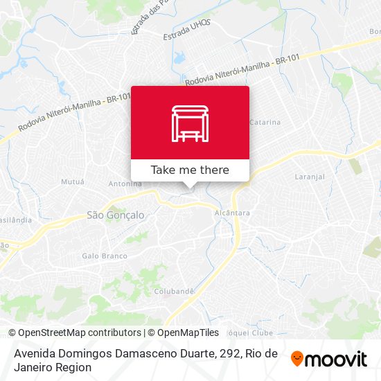 Avenida Domingos Damasceno Duarte, 292 map