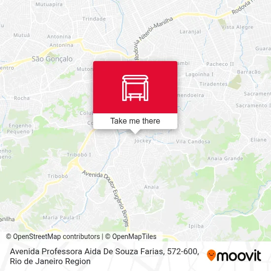 Avenida Professora Aida De Souza Farias, 572-600 map