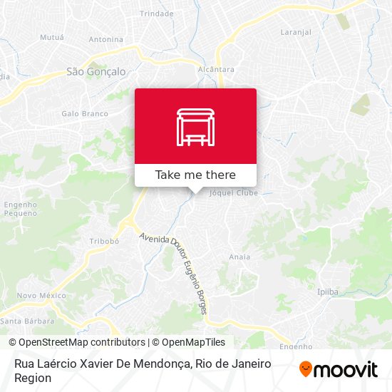 Rua Laércio Xavier De Mendonça map