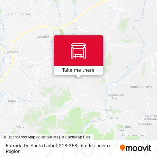 Estrada De Santa Izabel, 218-368 map