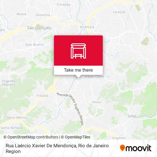 Rua Laércio Xavier De Mendonça map