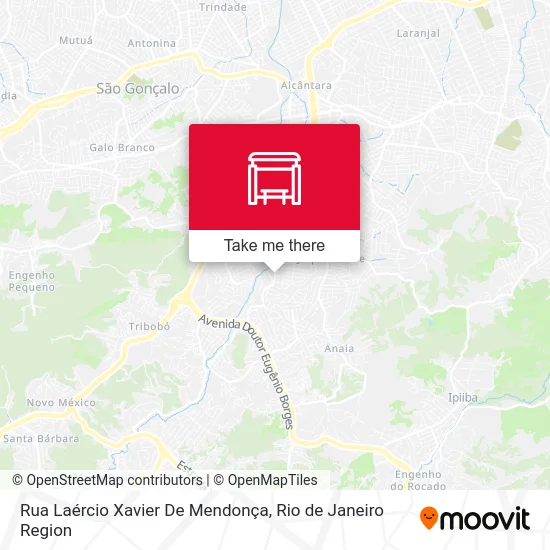 Rua Laércio Xavier De Mendonça map