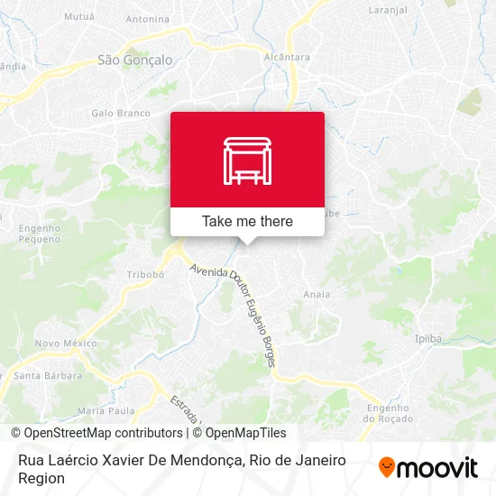 Rua Laércio Xavier De Mendonça map