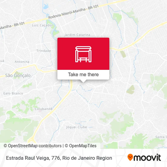 Estrada Raul Veiga, 776 map
