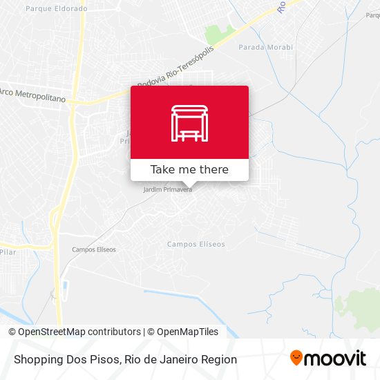 Shopping Dos Pisos map