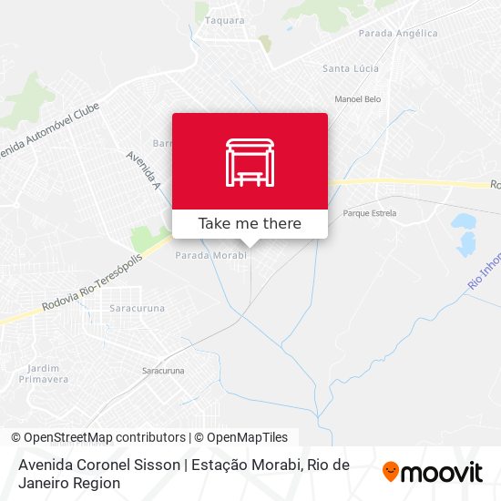 Avenida Coronel Sisson | Estação Morabi map