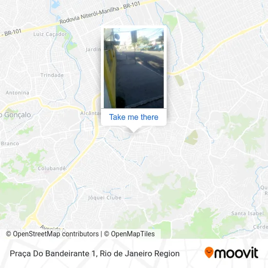 Praça Do Bandeirante 1 map