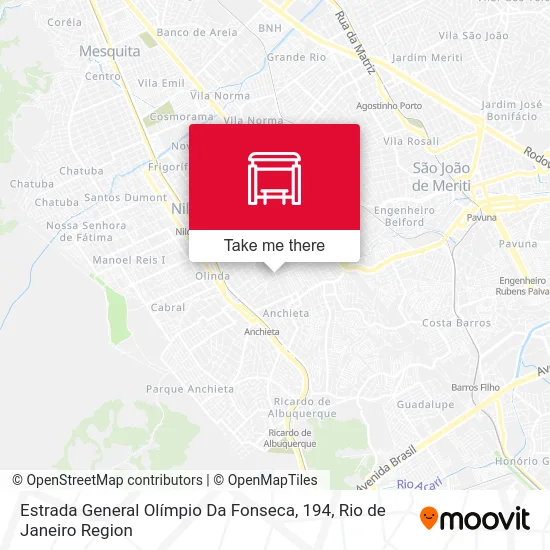 Estrada General Olímpio Da Fonseca, 194 map