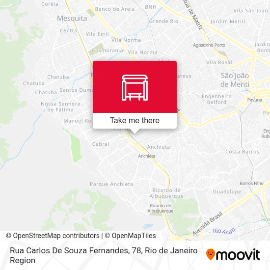 Rua Carlos De Souza Fernandes, 78 map