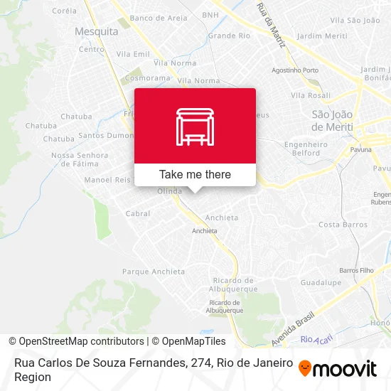 Rua Carlos De Souza Fernandes, 274 map