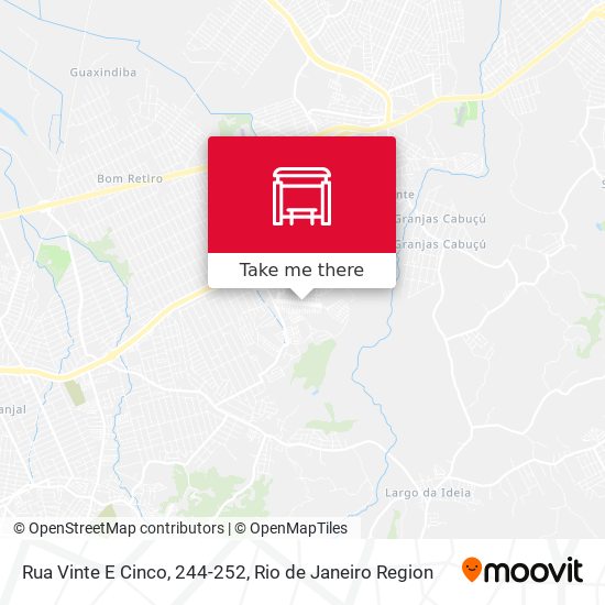 Rua Vinte E Cinco, 244-252 map