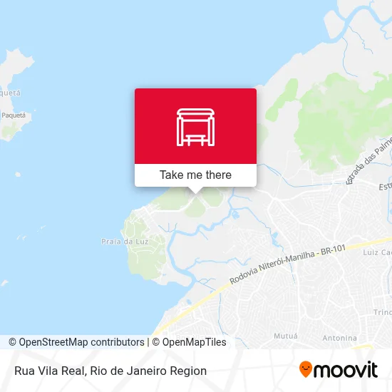 Rua Vila Real map