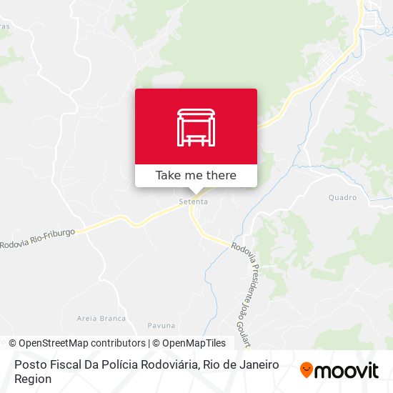 Posto Fiscal Da Polícia Rodoviária map