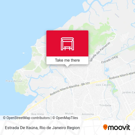 Estrada De Itaúna map