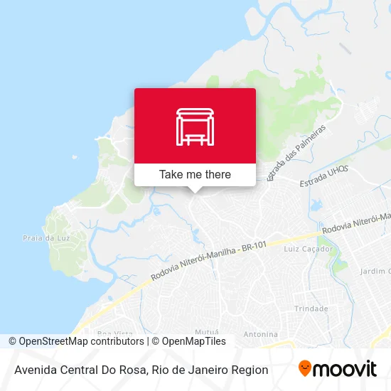 Avenida Central Do Rosa map