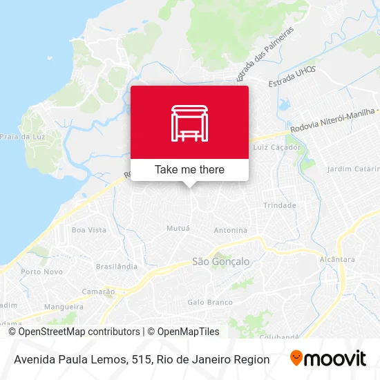 Avenida Paula Lemos, 515 map