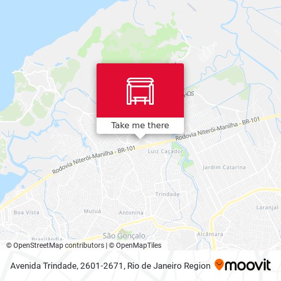 Avenida Trindade, 2601-2671 map