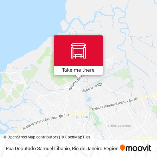 Rua Deputado Samuel Libanio map