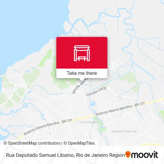 Rua Deputado Samuel Libanio map
