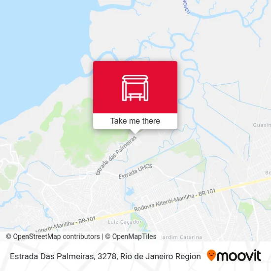 Estrada Das Palmeiras, 3278 map