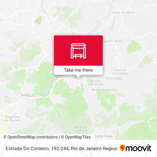 Estrada Do Cordeiro, 192-244 map